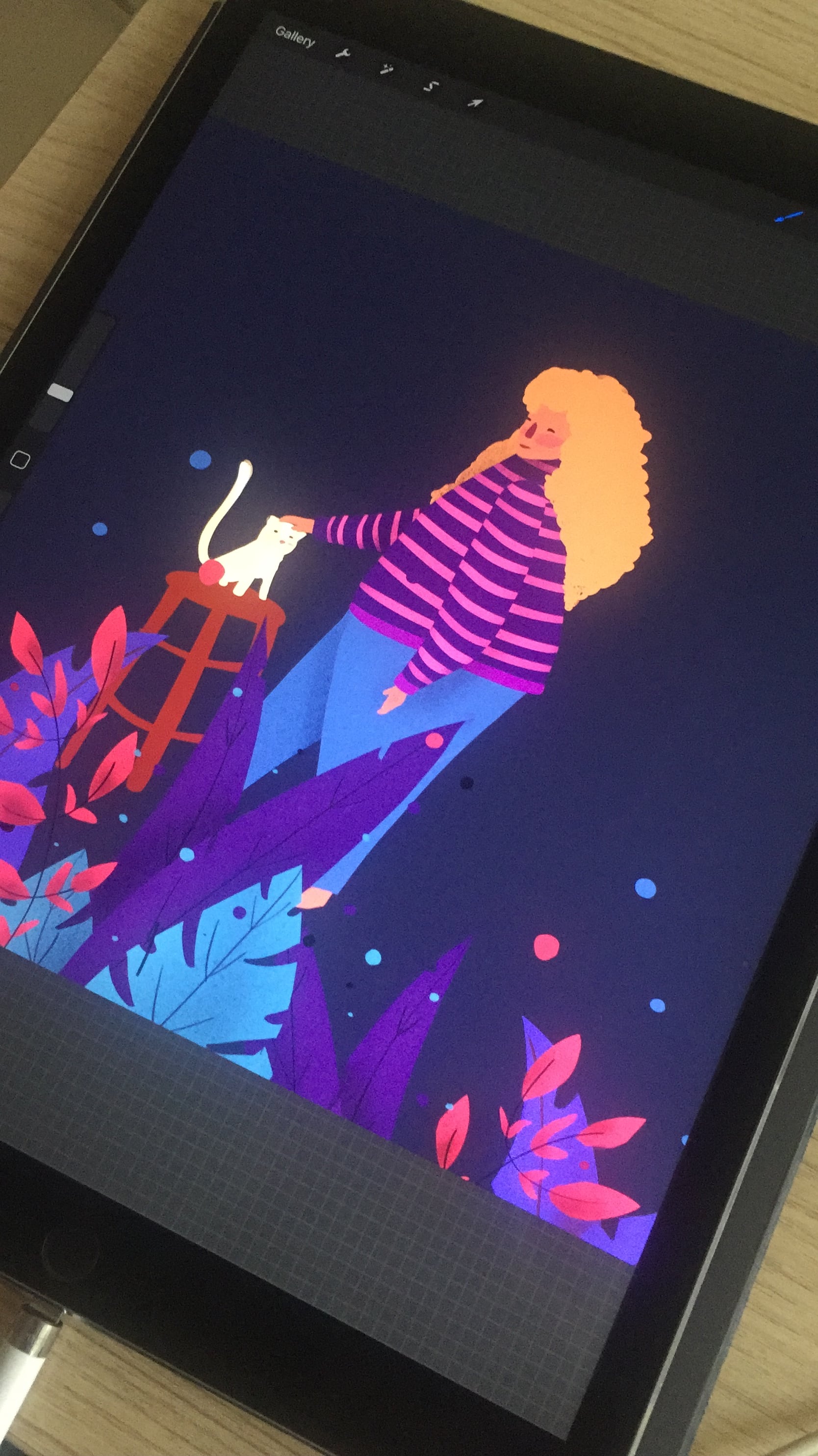 Digital illustration work